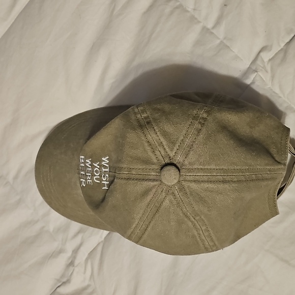 "Wish You Were BEER" Womens Hat. Buckle Cap! - Picture 5 of 7